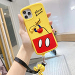 iPhone 13 Mickey Mouse Cover with Keychain SS TRADERS