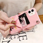 iPhone 15 Pro Max Pink Crossbody Purse Case NAMO COVERS