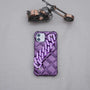 Purple Luxury Diamond Chain Strap Case for iPhone NAMO COVERS