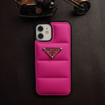 iPhone 12 Pink Prada Puffer Case NAMO COVERS