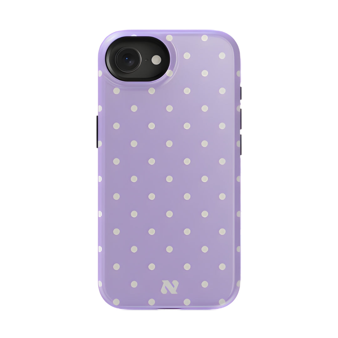 iPhone 16e Case Cover | The Lilac Polka Reverie | #1182