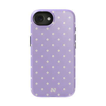 iPhone 16e Case Cover | The Lilac Polka Reverie | #1182