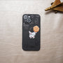 iPhone 13 Mini Black Space Astronaut Silicone Case NAMO COVERS