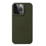 iPhone 12 Pro Max Luxury Real Dark Green Leather case without Magsafe (Top Grain Leather) NAMO COVERS