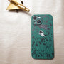 iPhone 13 Green Lovely Astronaut Silicone Case NAMO COVERS