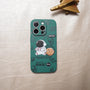 iPhone 13 Pro Green Space Astronaut Silicone Case NAMO COVERS