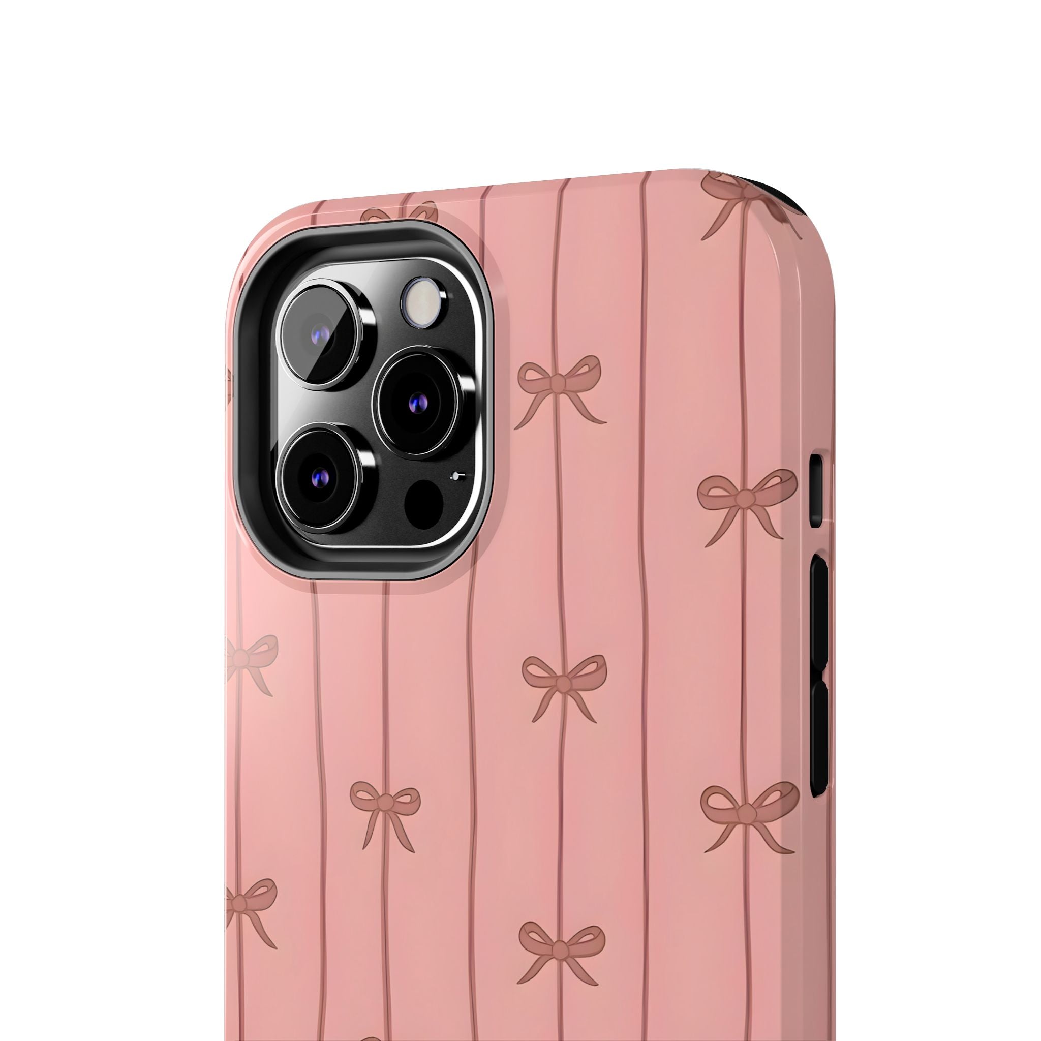 iPhone 12 Pro Max Case Cover | The Blush Ribbons | #1149