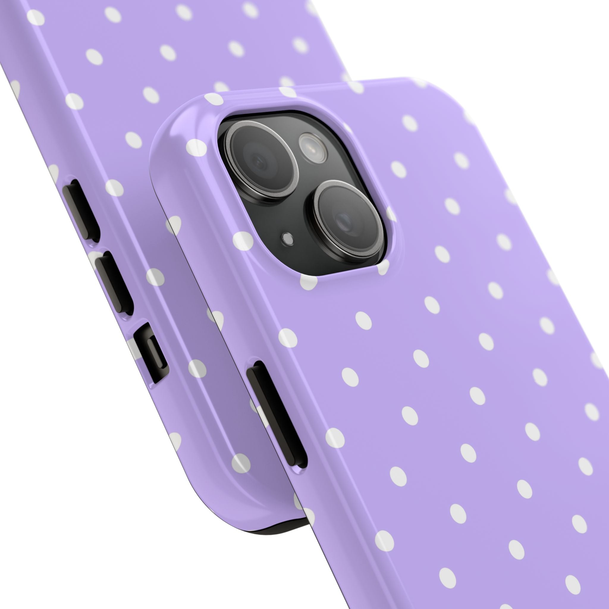 iPhone 14 Case Cover | The Lilac Polka Reverie | #1182