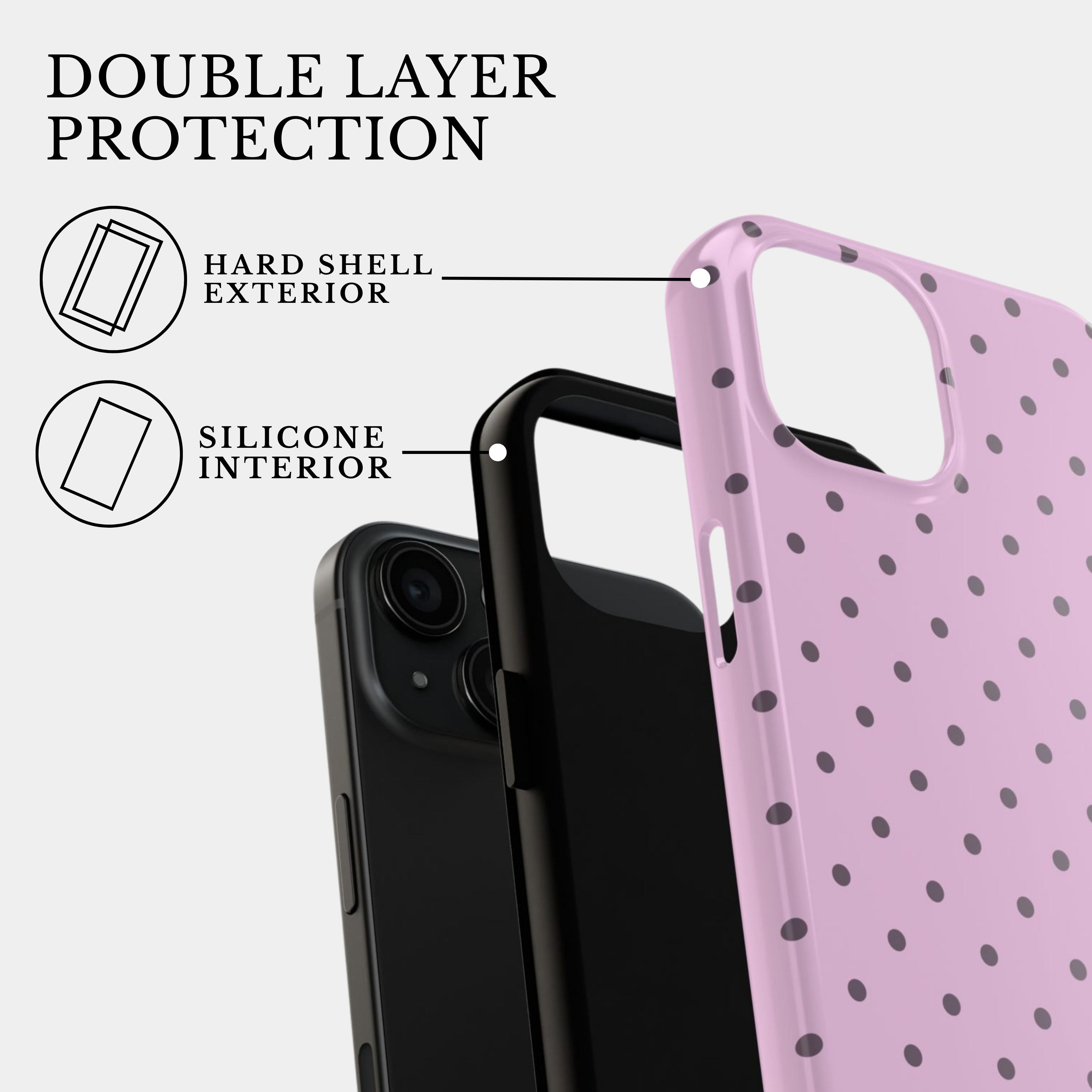 iPhone 14 Plus Case Cover | The Soft Polka | #1183