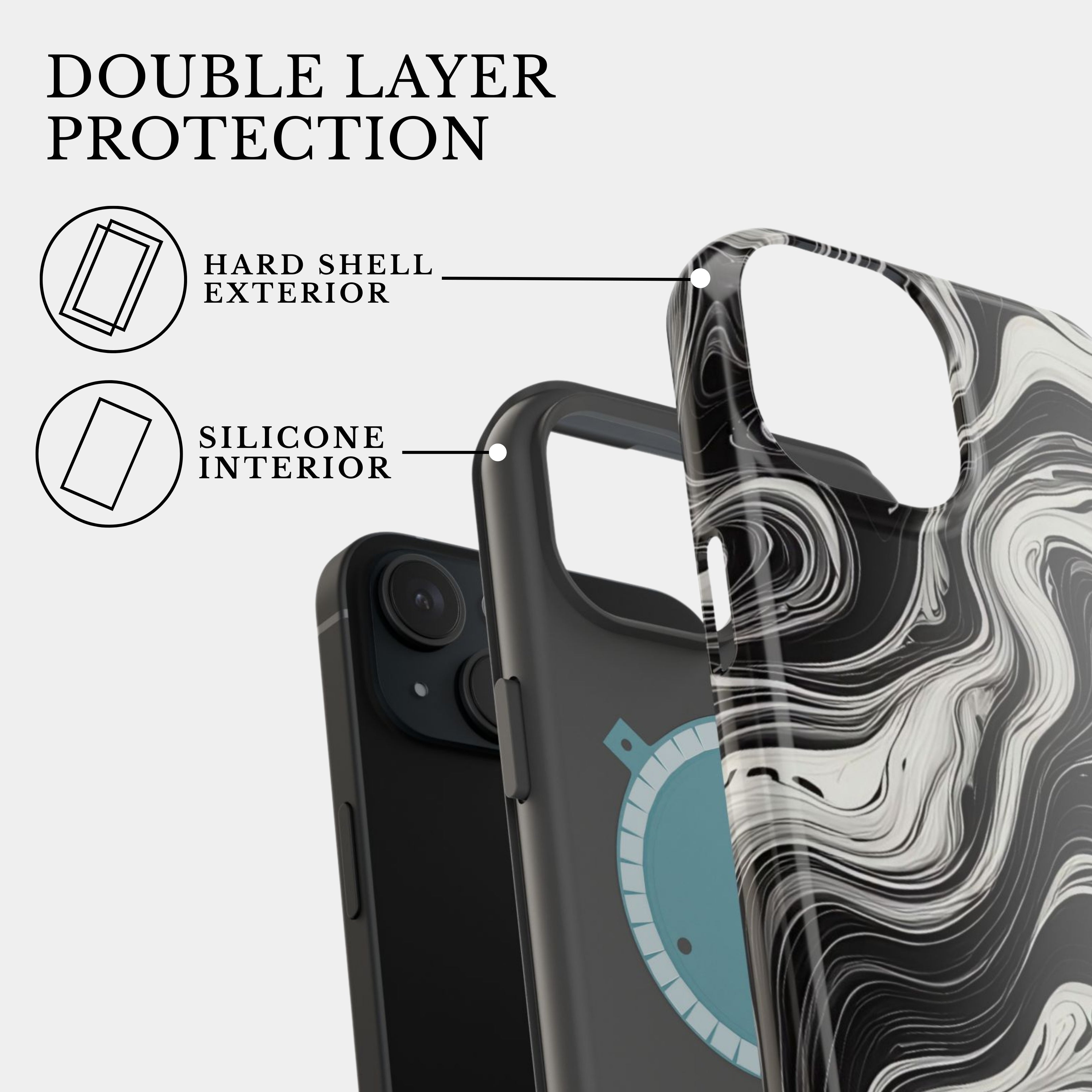 iPhone 12 Case Cover | The Liquid Eclipse | #1188