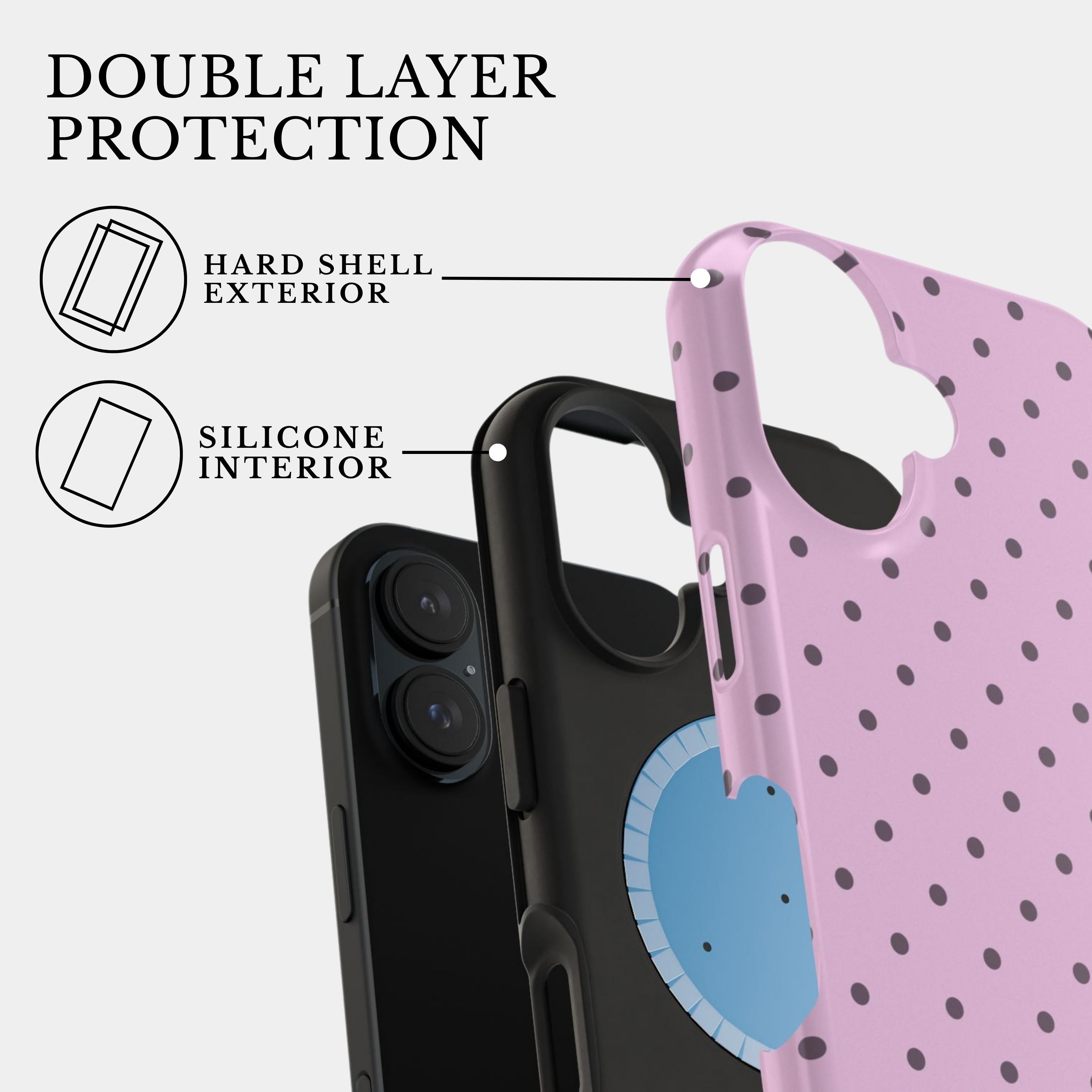 iPhone 16e Case Cover | The Soft Polka | #1183