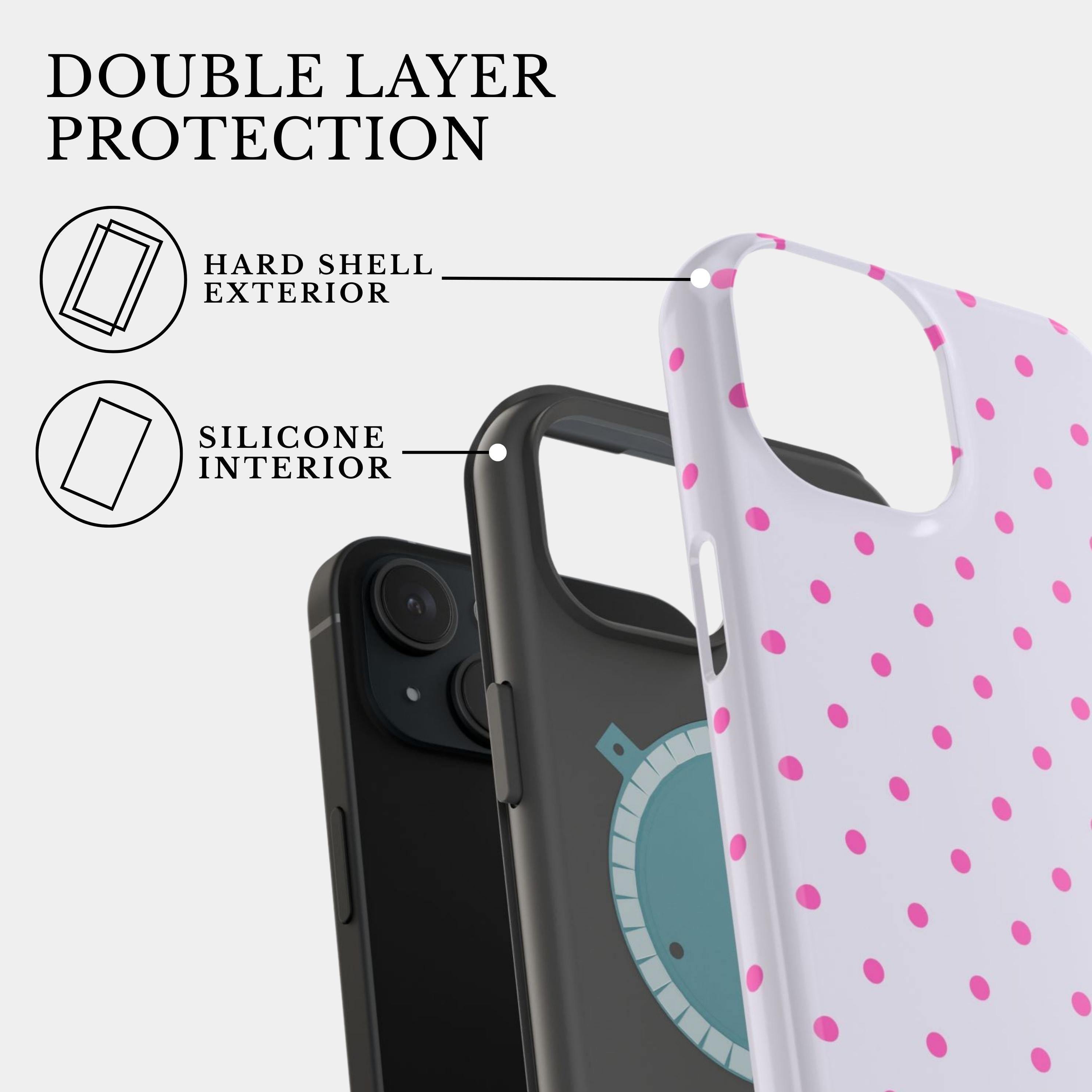 iPhone 12 Case Cover | The Pink Polka Society | #1176