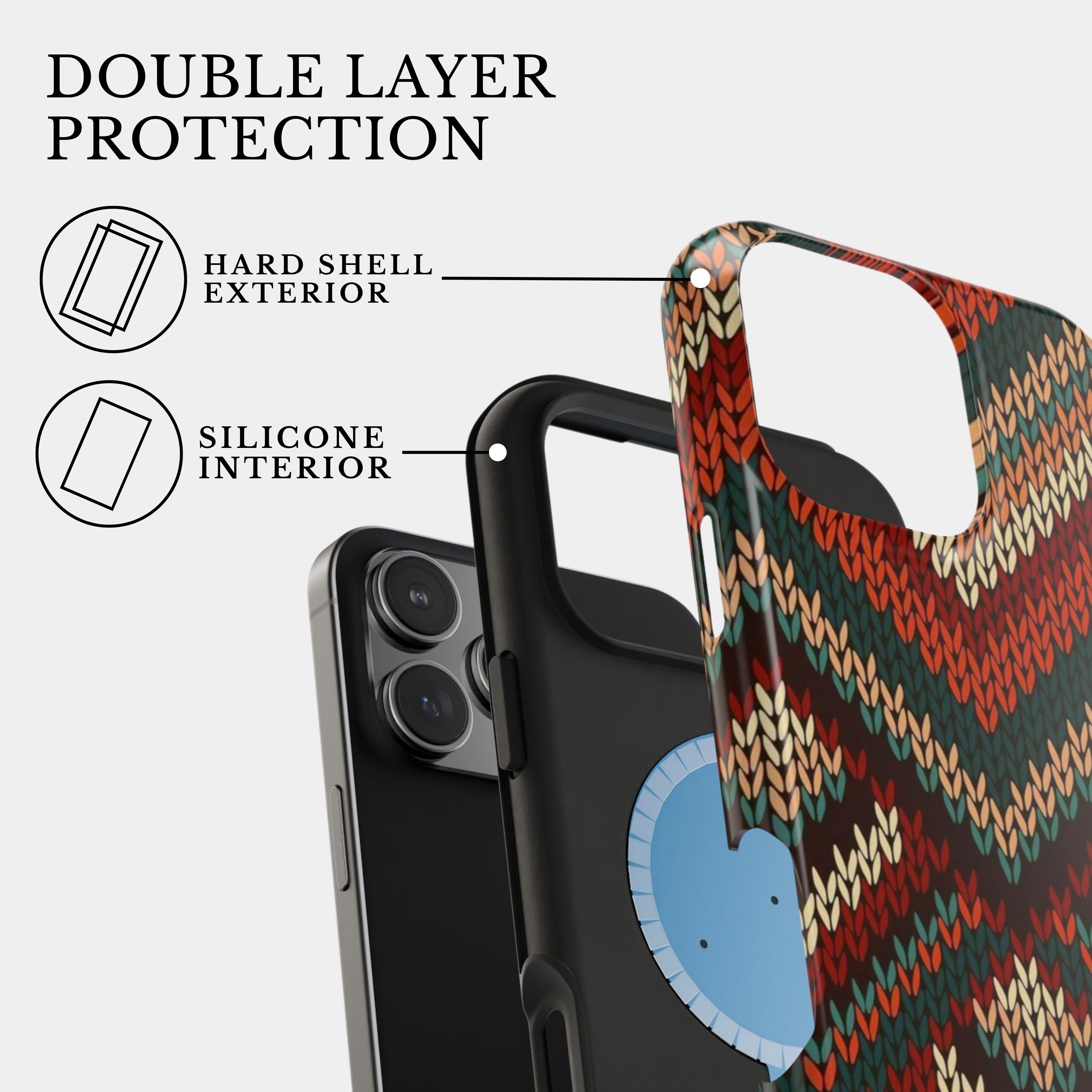iPhone 17 Pro Case Cover | The Woven Ember | #1192