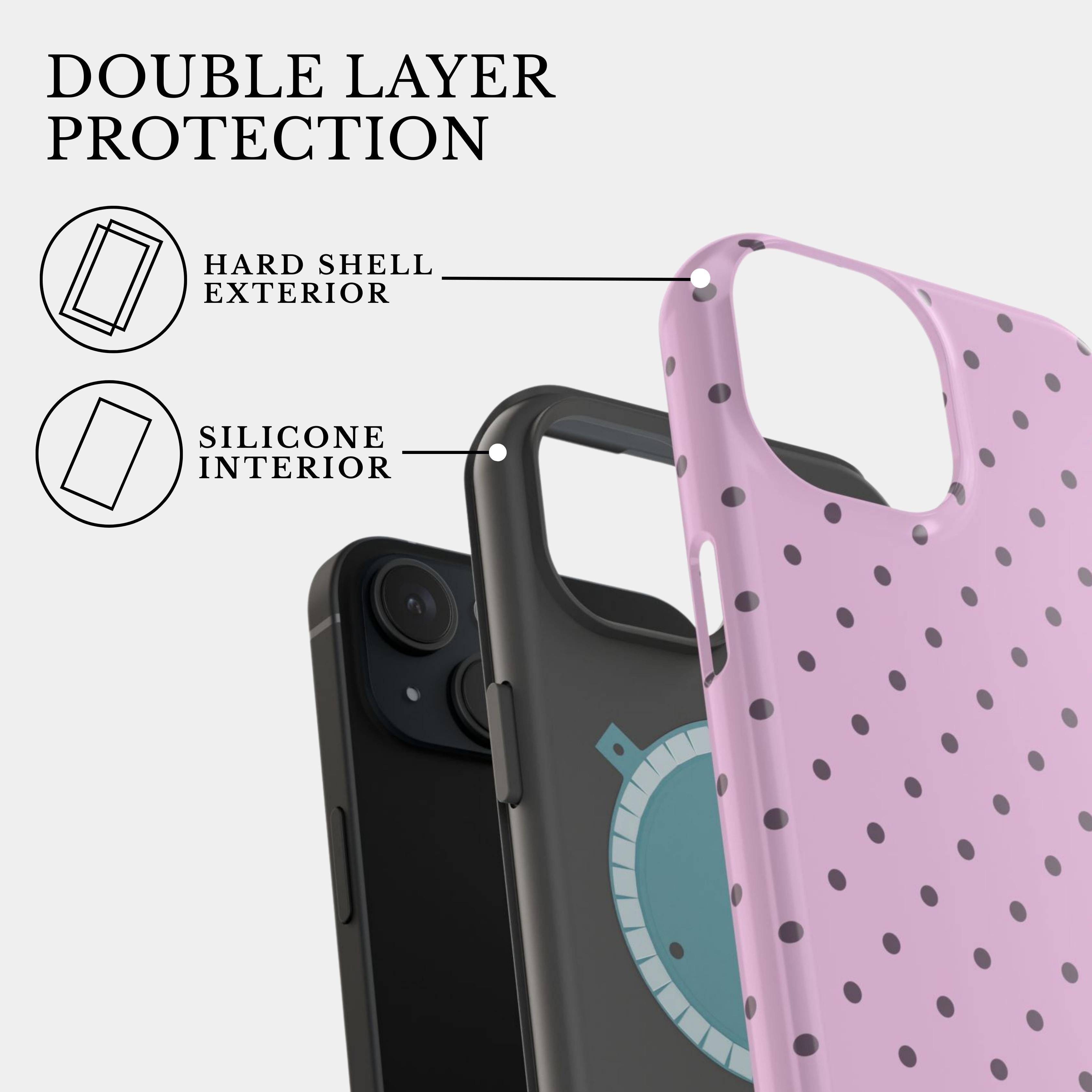iPhone 14 Plus Case Cover | The Soft Polka | #1183