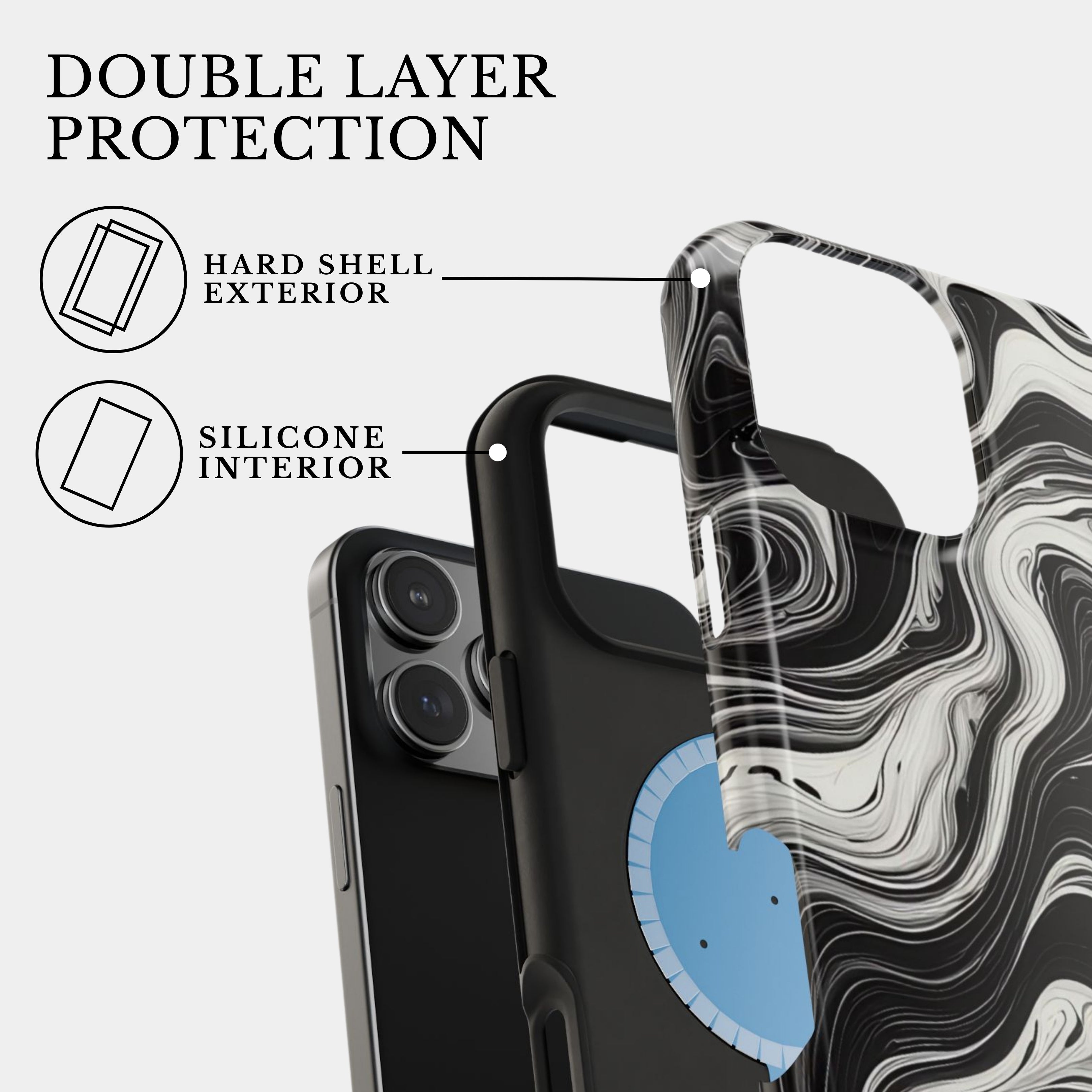 iPhone 16 Pro Case Cover | The Liquid Eclipse | #1188