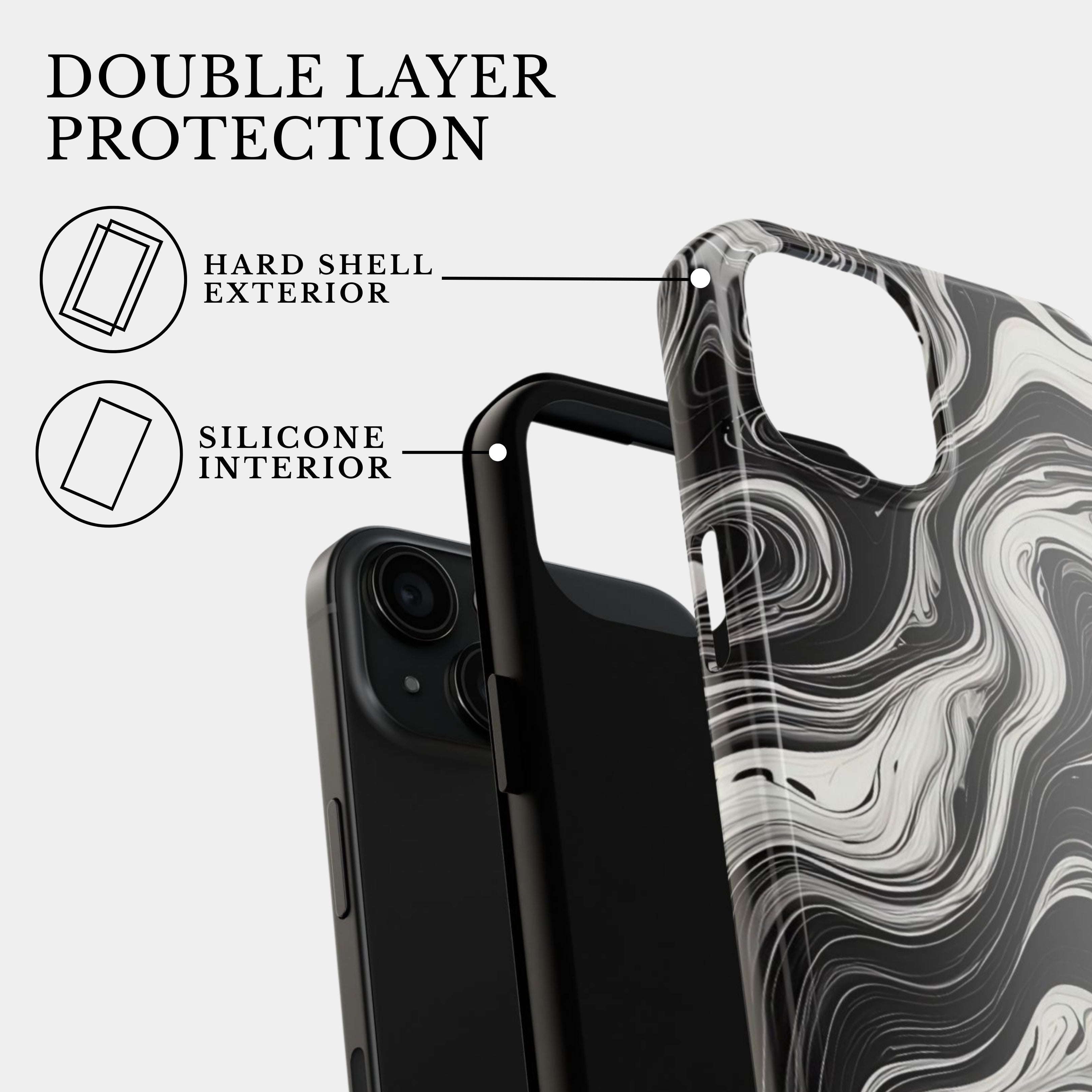 iPhone 12 Case Cover | The Liquid Eclipse | #1188