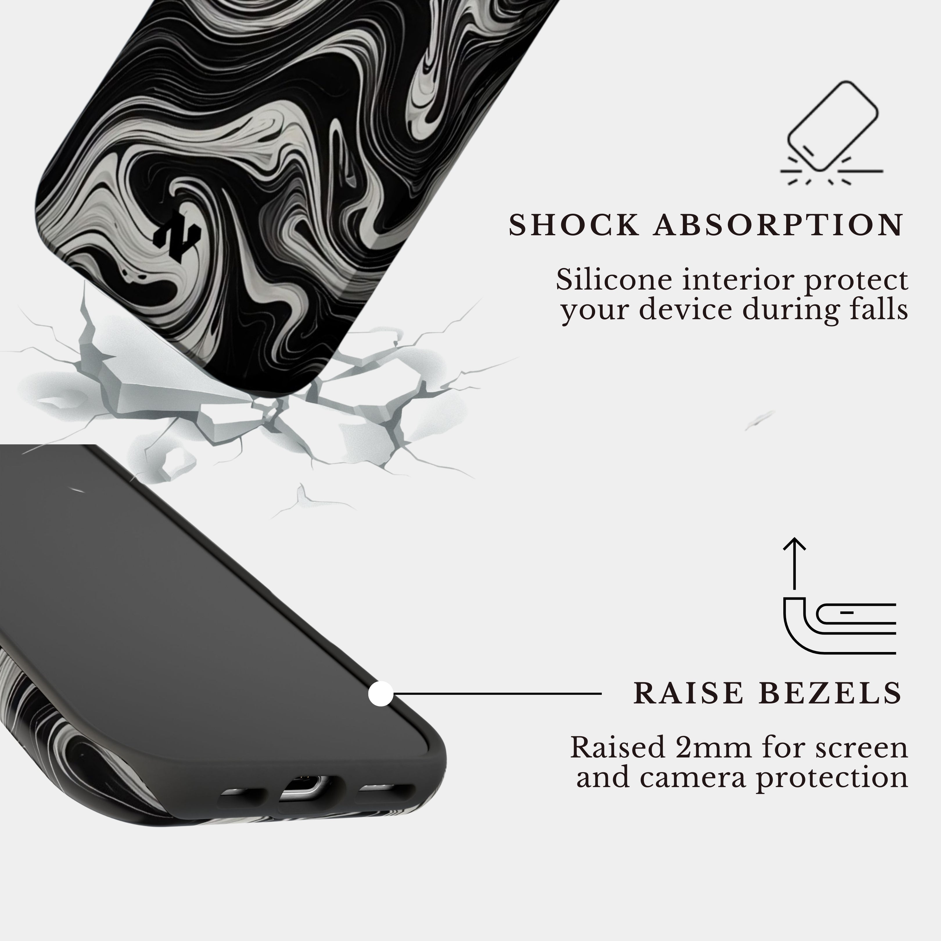 iPhone 16e Case Cover | The Liquid Eclipse | #1188