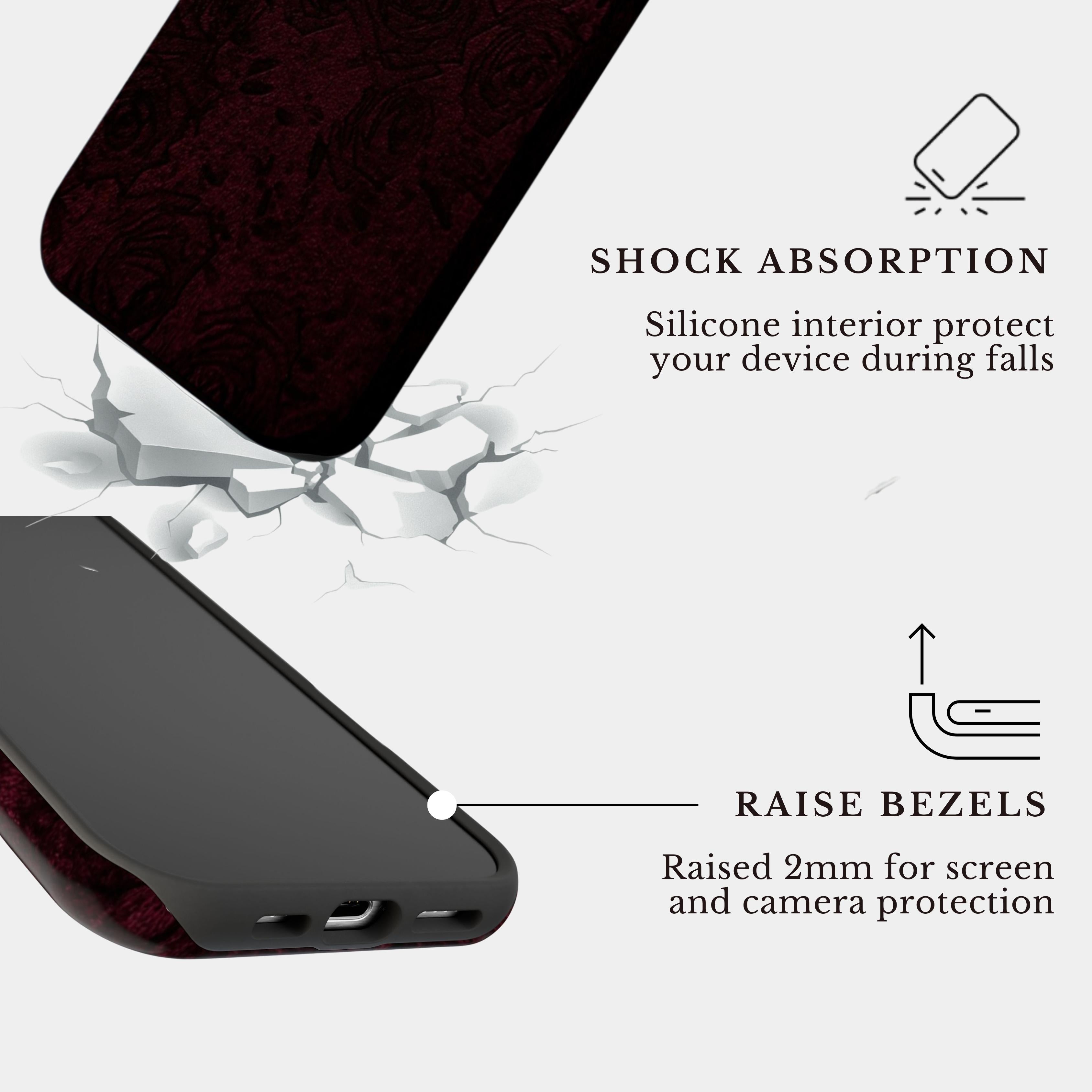 iPhone 13 mini Case Cover | The Velvet Thorns | #1196