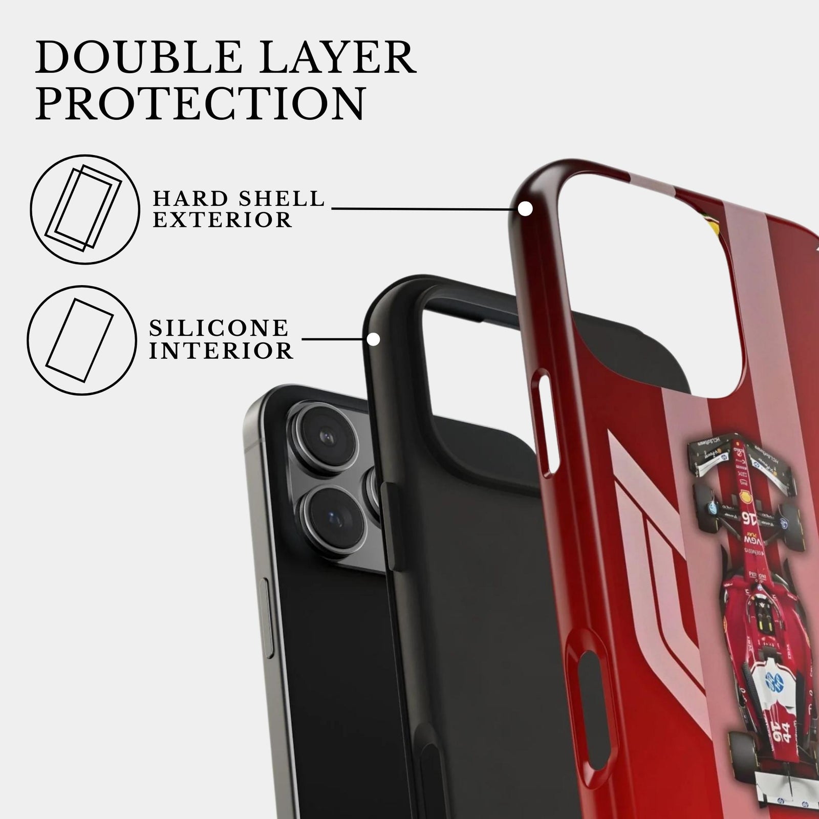 iPhone 15 Pro Max Case Cover | The Crimson Fury | #1167
