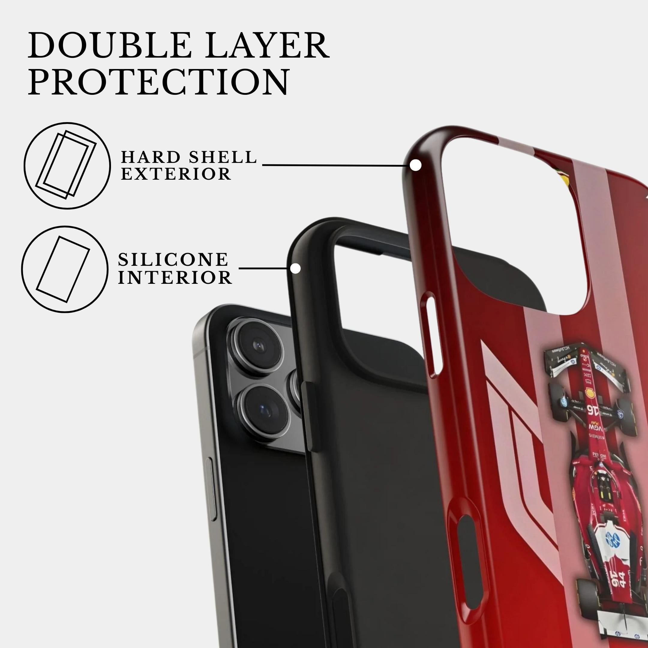 iPhone 15 Pro Max Case Cover | The Crimson Fury | #1167