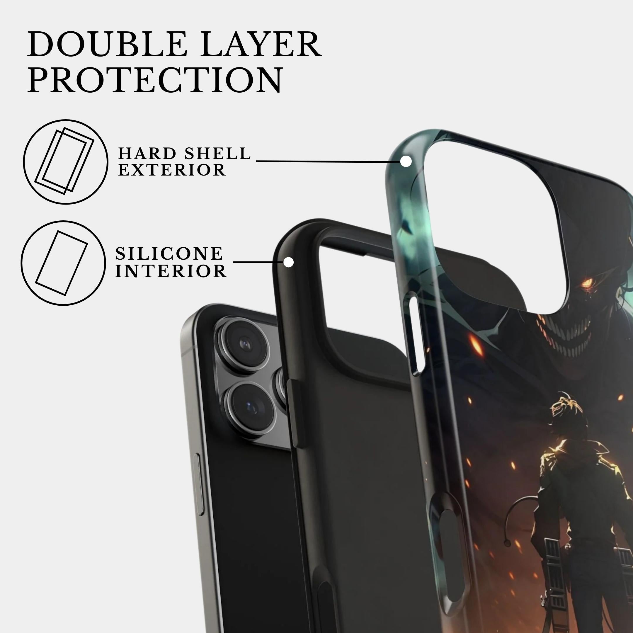 iPhone 14 Plus Case Cover | The Eren Godflame | #1003