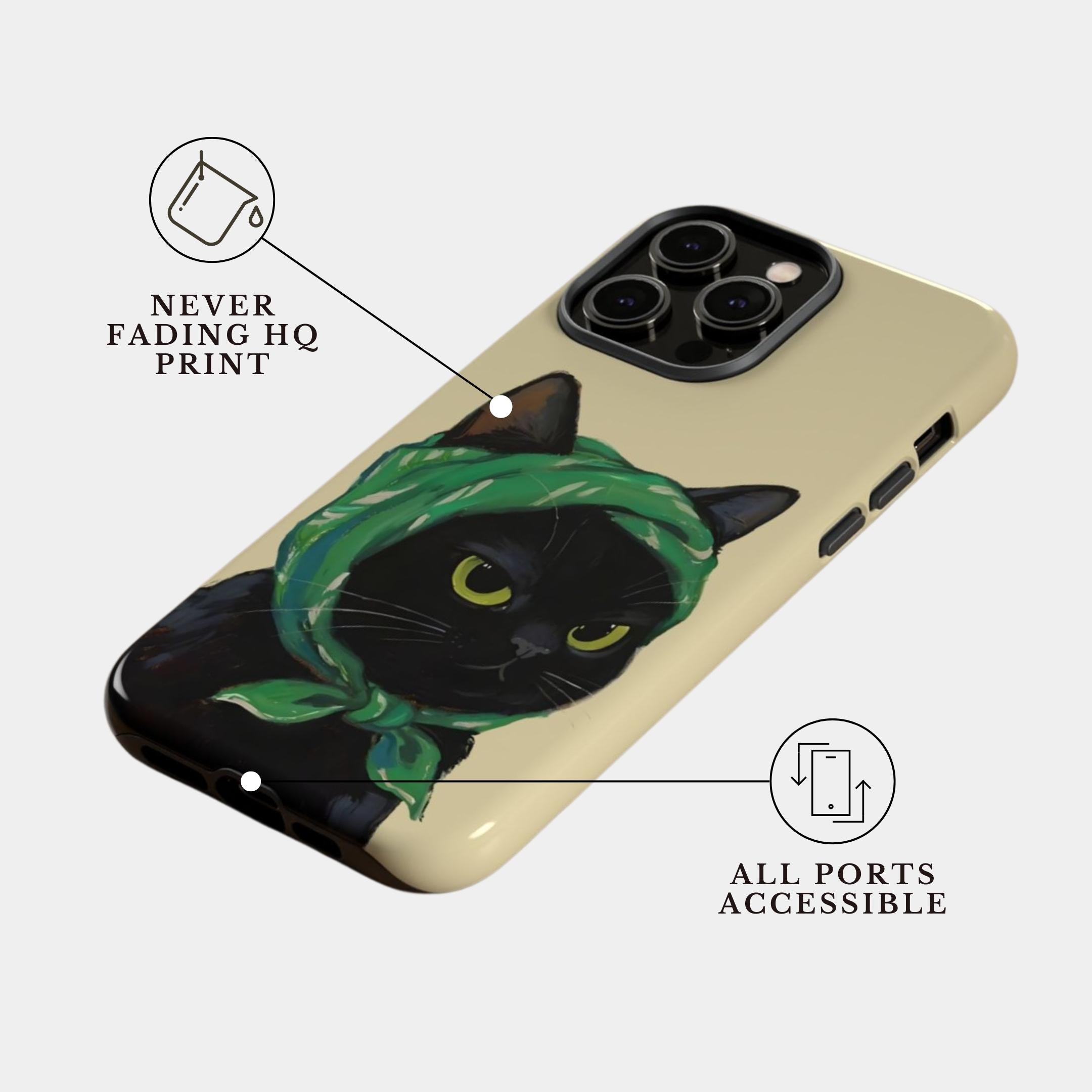 iPhone 11 Pro Case Cover | The Emerald Gaze | #1163