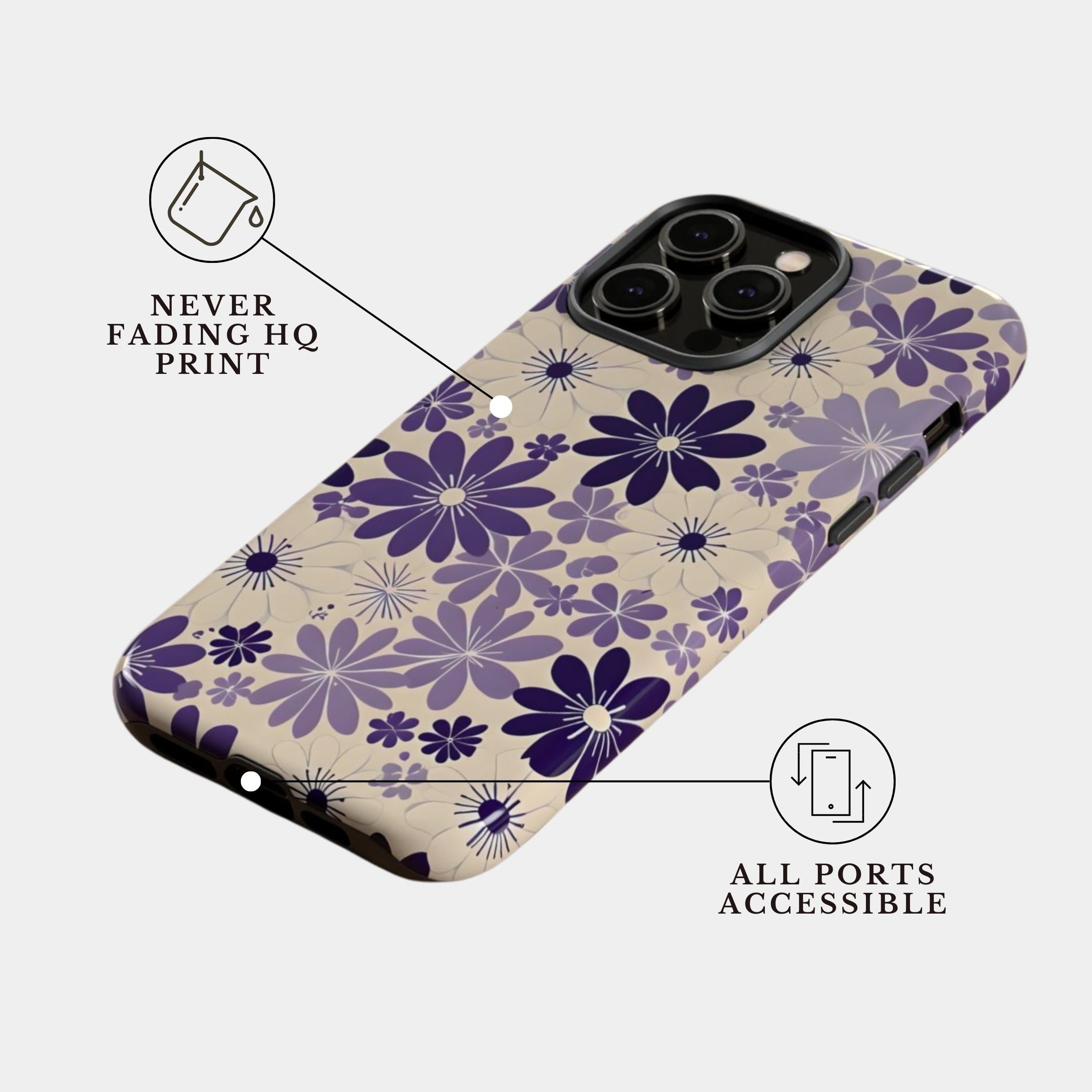 iPhone 11 Pro Case Cover | The Moon Petal | #1103