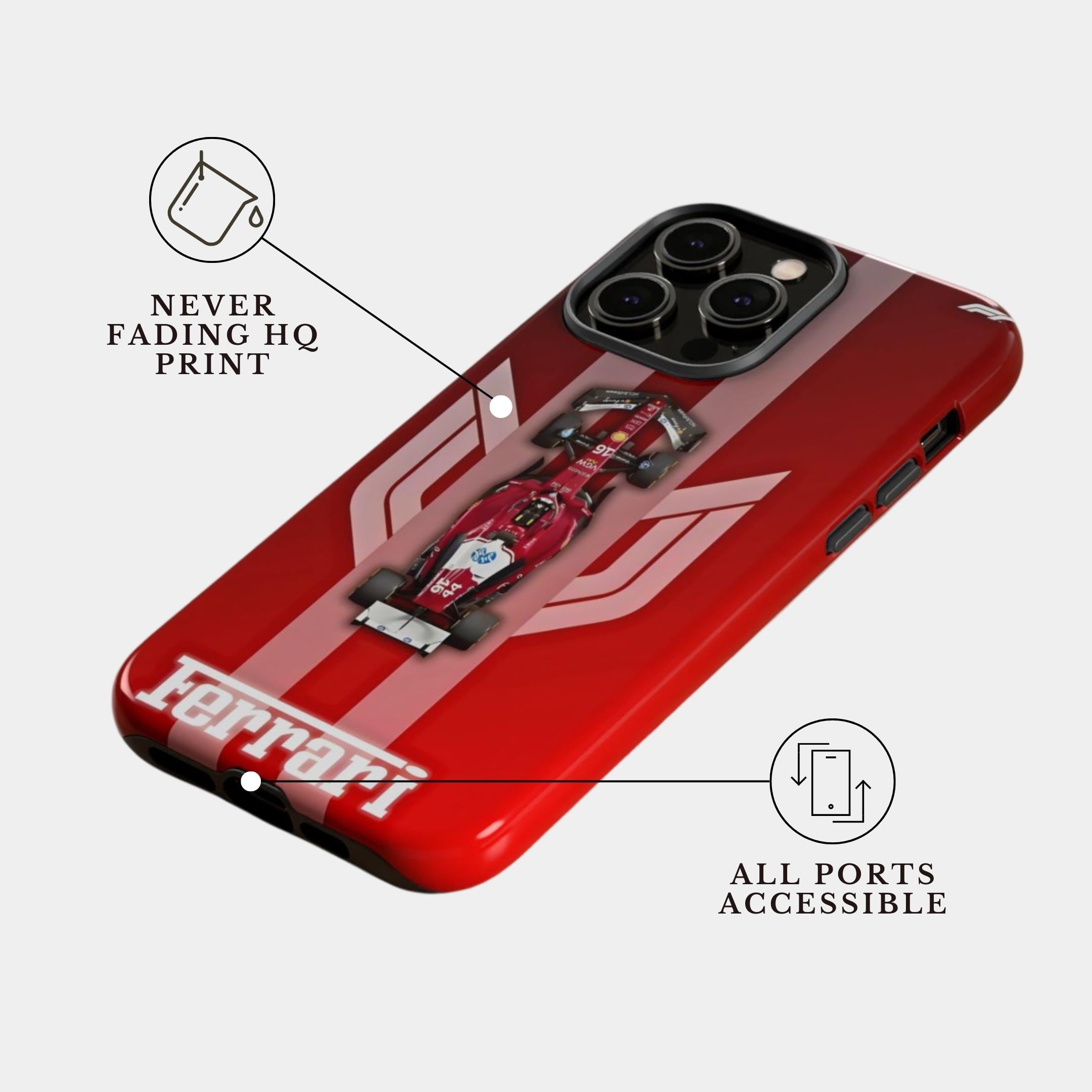 iPhone 15 Pro Max Case Cover | The Crimson Fury | #1167