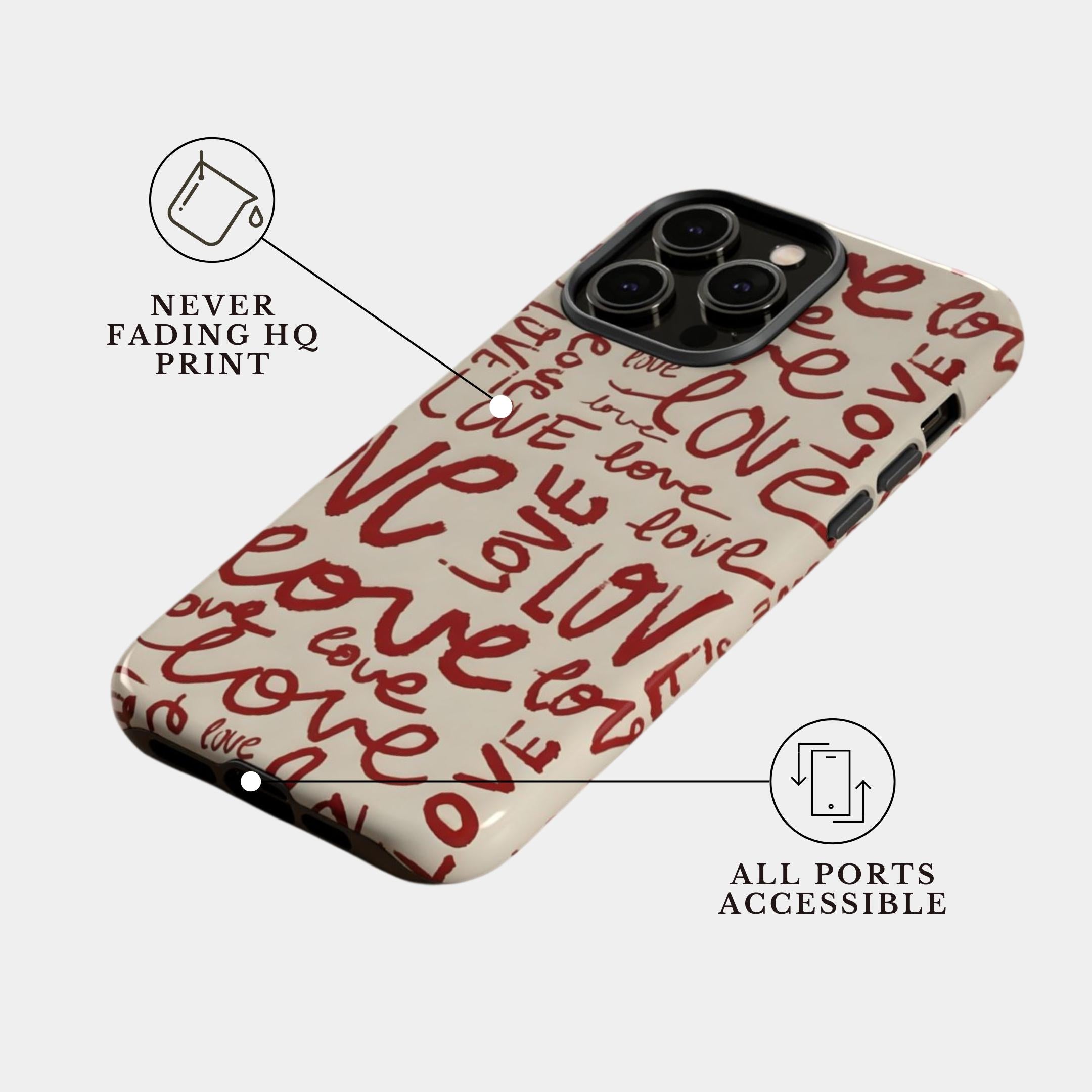 iPhone 11 Pro Case Cover | The Crimson Script | #1161