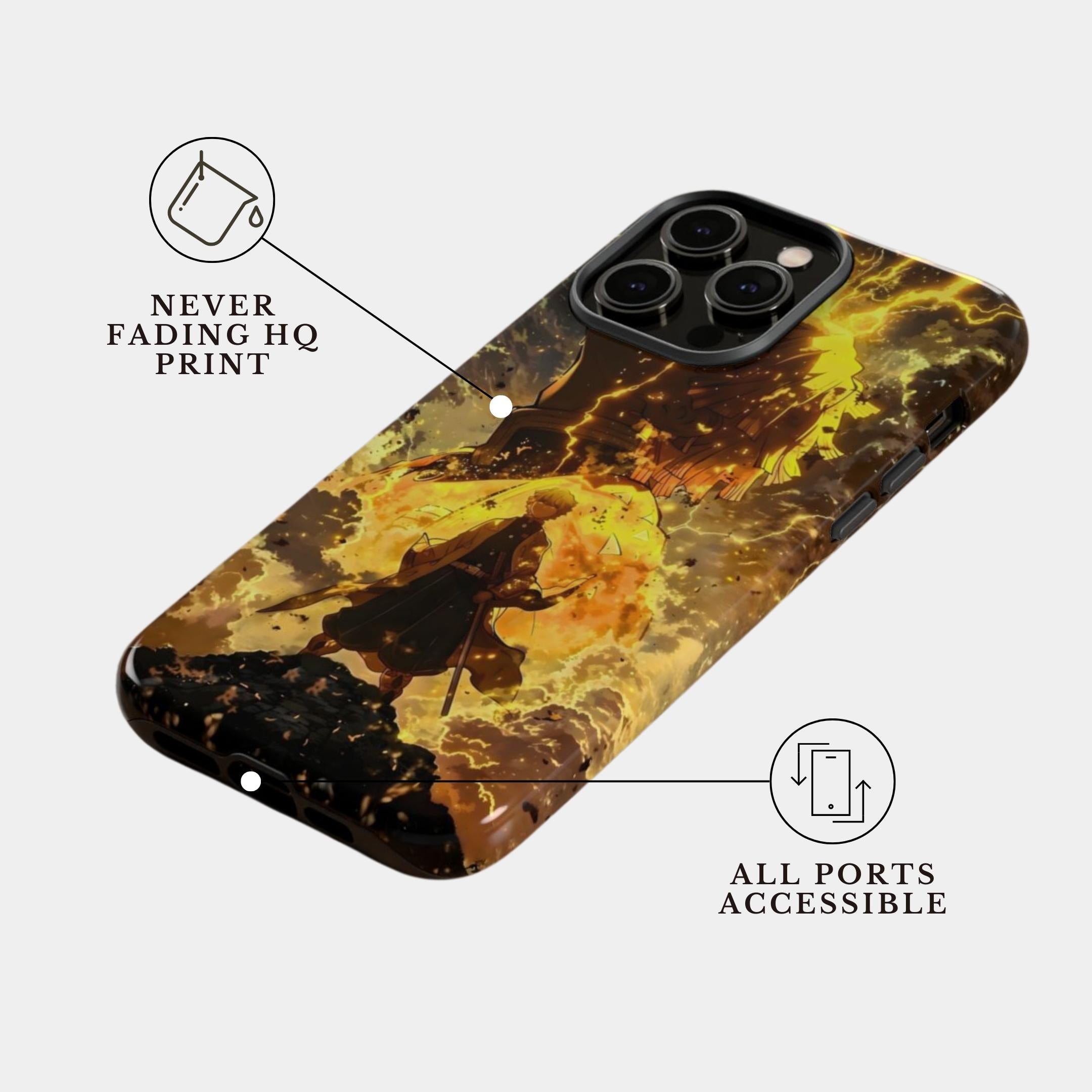 iPhone 11 Pro Max Case Cover | The Warrior Zenitsu | #1146
