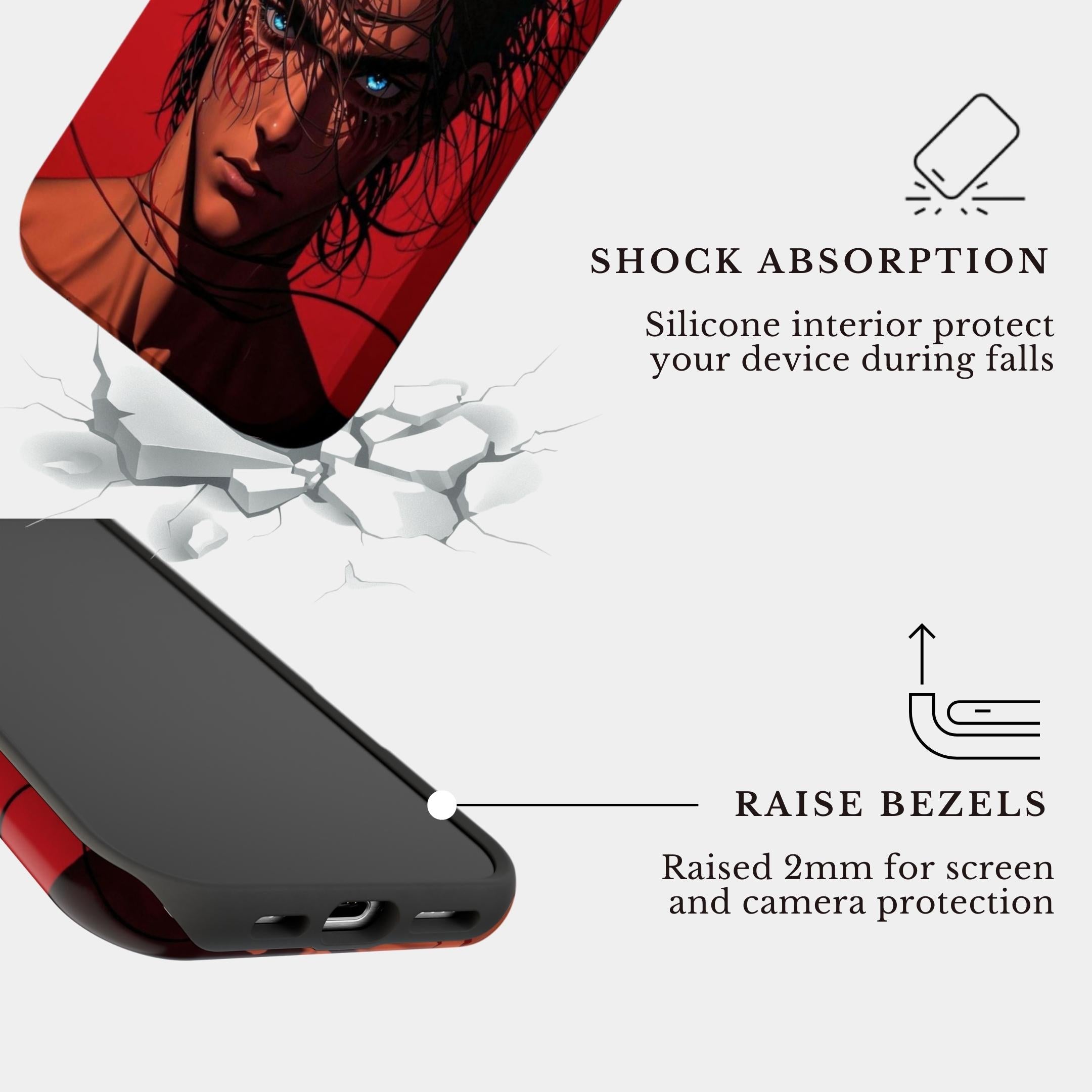 iPhone 14 Plus Case Cover | The Eren Bloodwake | #1004