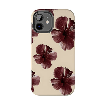 iPhone 12 Case Cover | The Velvet Hibiscus | #1166