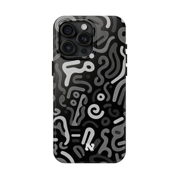 iPhone 12 Pro Case Cover | The Monochrome Murmur | #1187