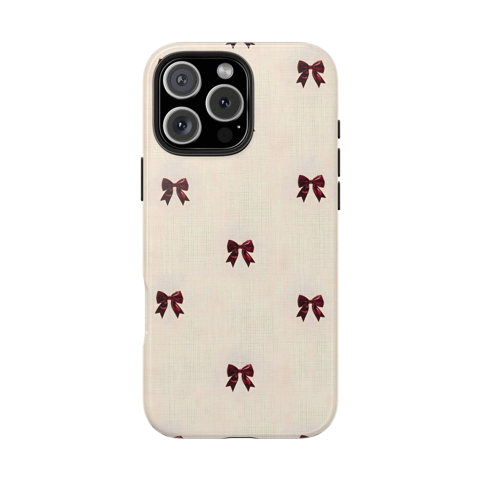 iPhone 16 Pro Max Case Cover | The Velvet Bowgrid | #1151