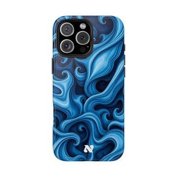 iPhone 16 Pro Max Case Cover | The Blue Silhouette | #1191