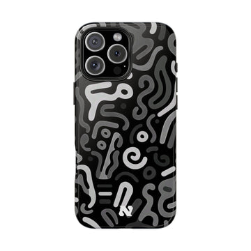 iPhone 16 Pro Max Case Cover | The Monochrome Murmur | #1187