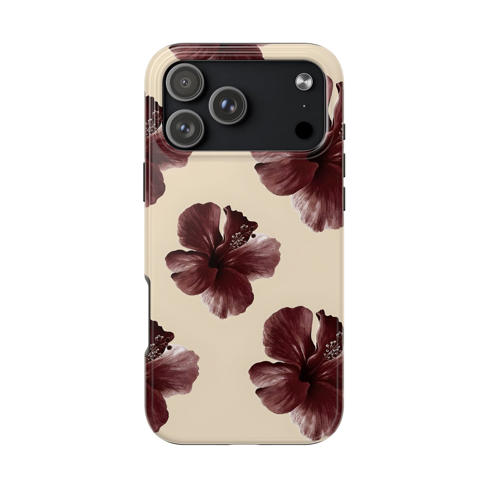iPhone 17 Pro Max Case Cover | The Velvet Hibiscus | #1166