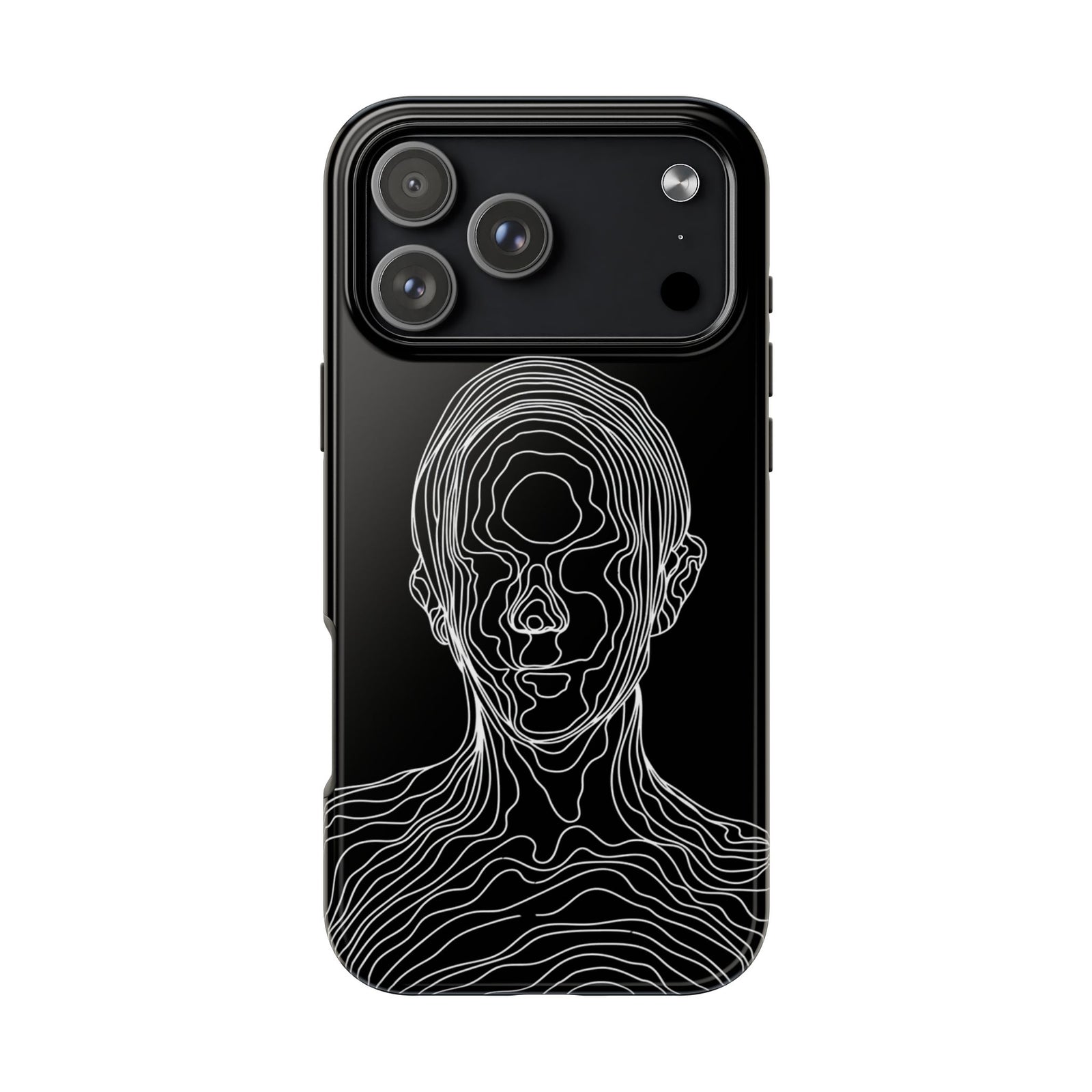 iPhone 17 Pro Max Case Cover | The Linear Ghost | #1143