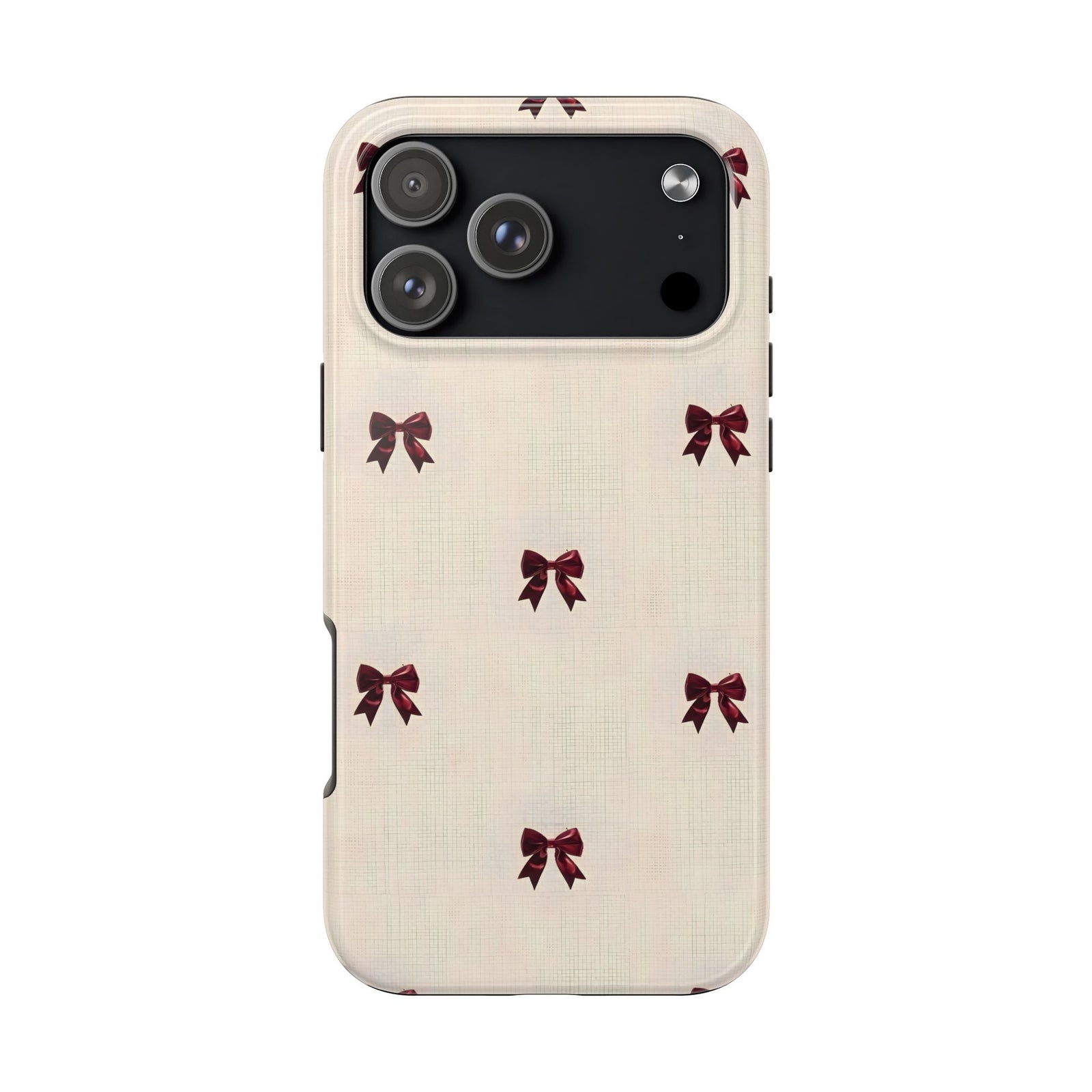 iPhone 17 Pro Max Case Cover | The Velvet Bowgrid | #1151