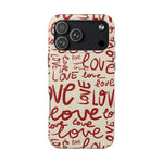 iPhone 17 Pro Max Case Cover | The Crimson Script | #1161