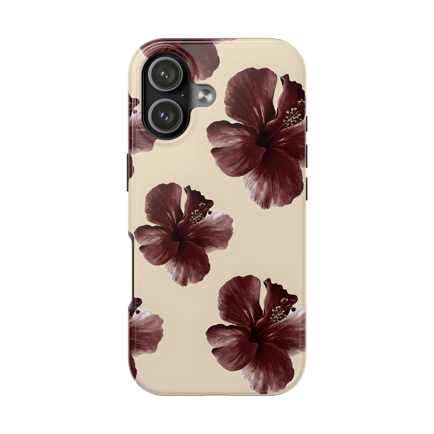 iPhone 16 Plus Case Cover | The Velvet Hibiscus | #1166