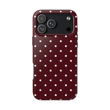 iPhone 17 Pro Case Cover | The Classic Polka Dot | #1177