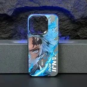 iPhone 11 Kamado Tanjiro with Blue Hair Case NAMO COVERS