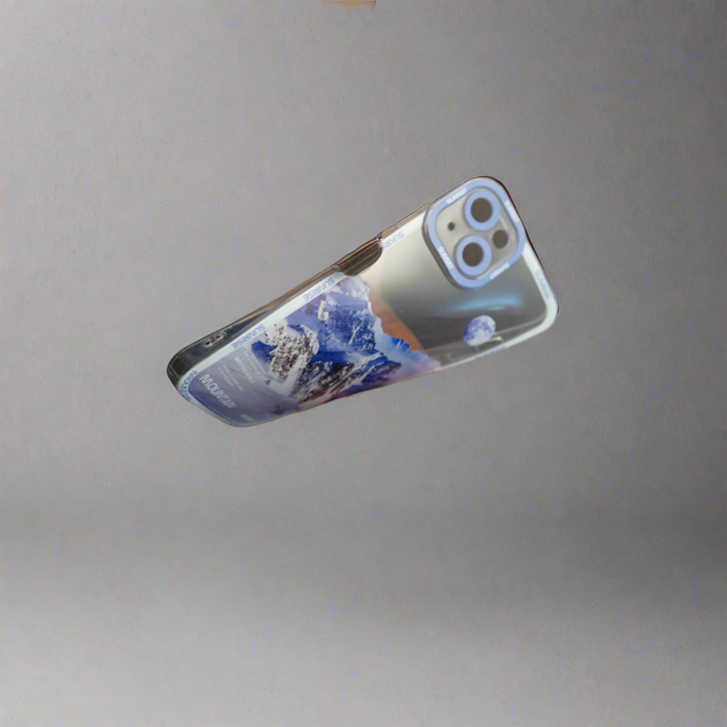 iPhone 14 Plus Pastel Peaks: Arctic Aura