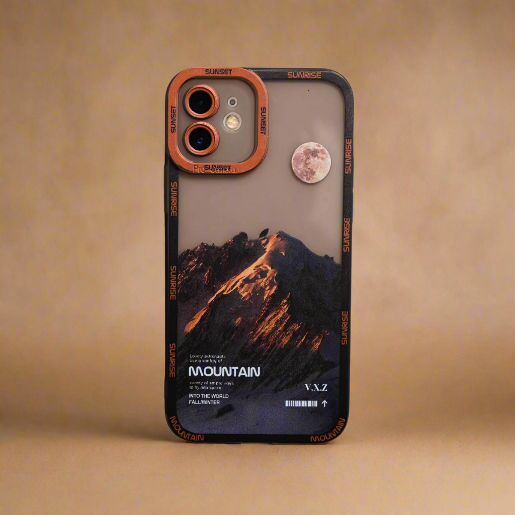 iPhone 12 Pro Mountain Case - Brown Snow