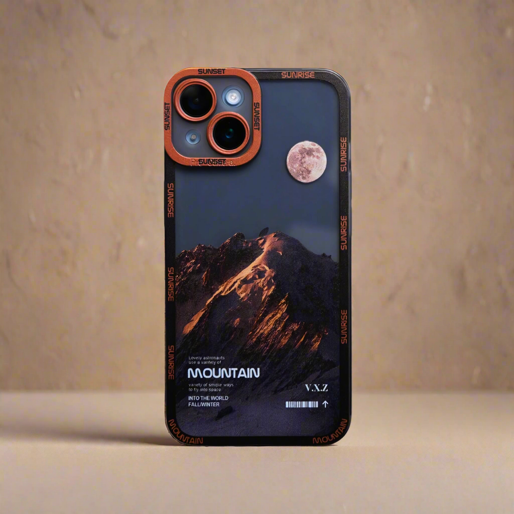 iPhone 12 Pro Mountain Case - Brown Snow