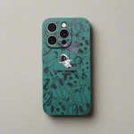 iPhone 12 Pro Green Lovely Astronaut Silicone Case