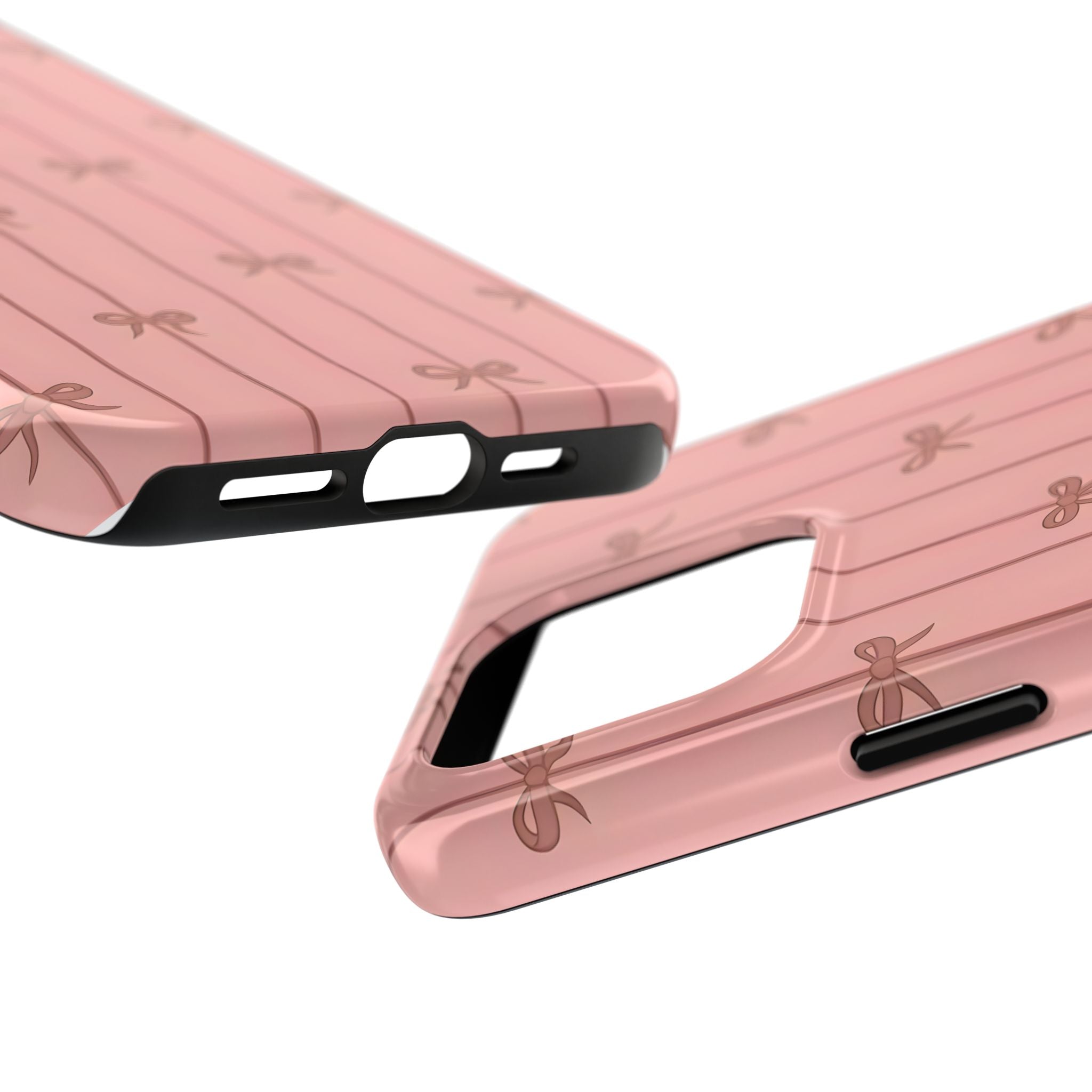 iPhone 12 Pro Max Case Cover | The Blush Ribbons | #1149