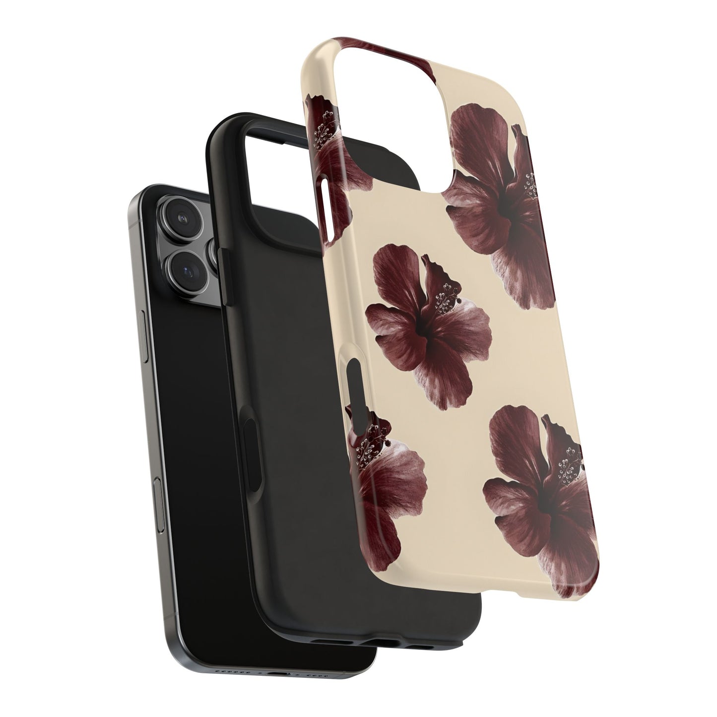 iPhone 14 Pro Case Cover | The Velvet Hibiscus | #1166