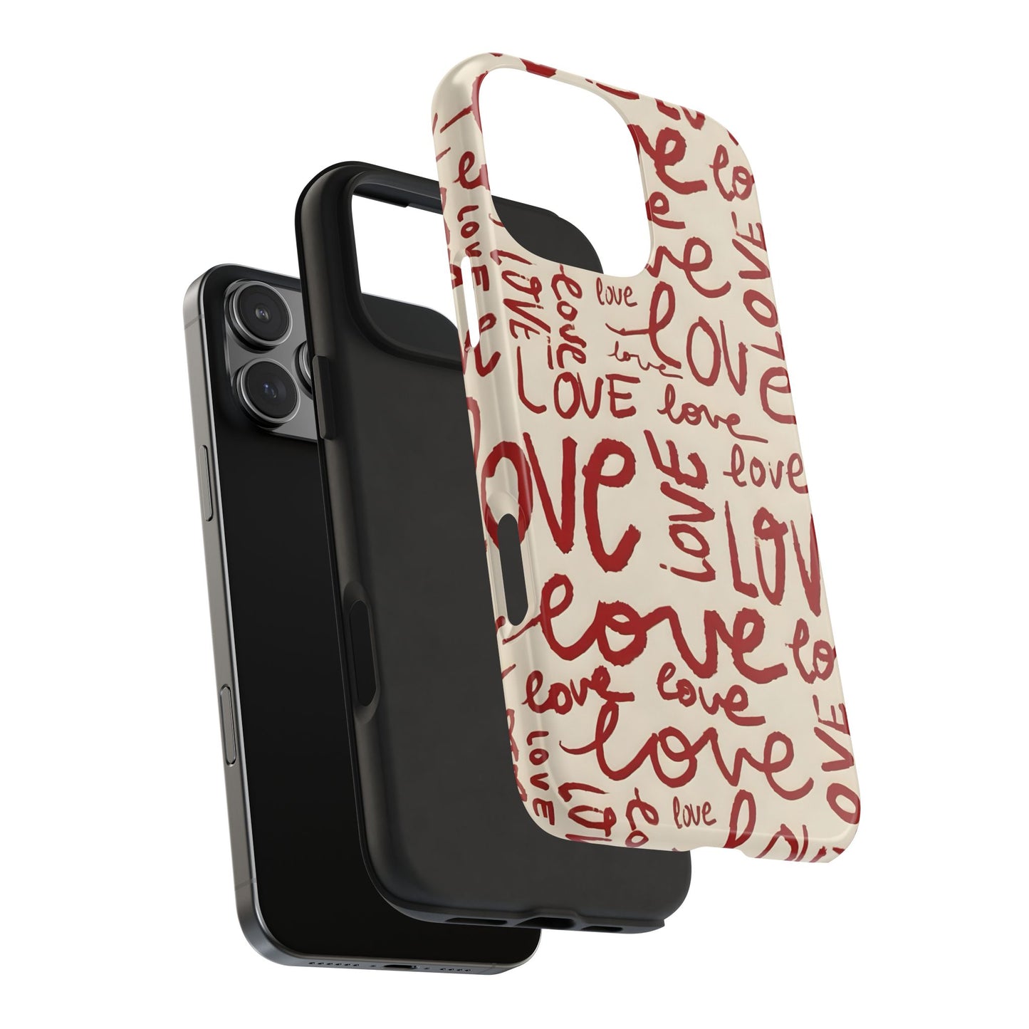 iPhone 14 Pro Case Cover | The Crimson Script | #1161